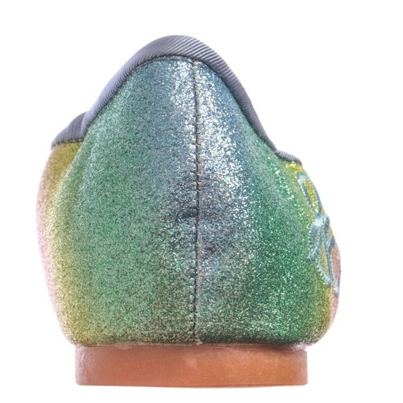 Sam Edelman Rainbow Ombre Felicia Ballet Classic Flat Girl's US Size 12 youth - Picture 5 of 9